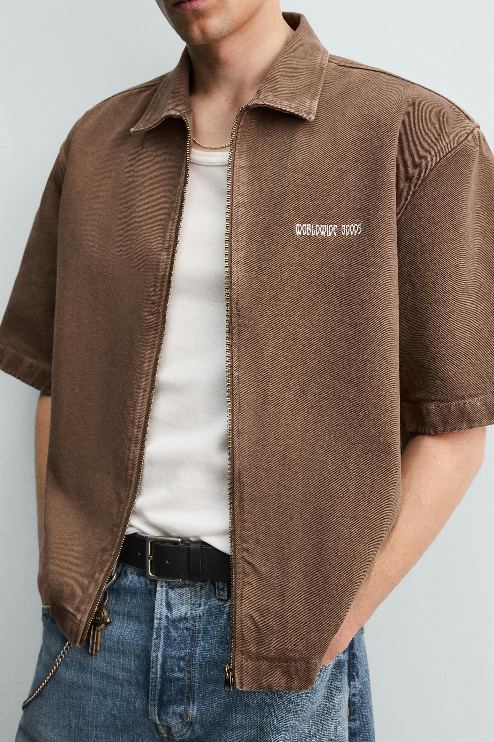 SURCHEMISE RELAXED FIT ZIPPÉE